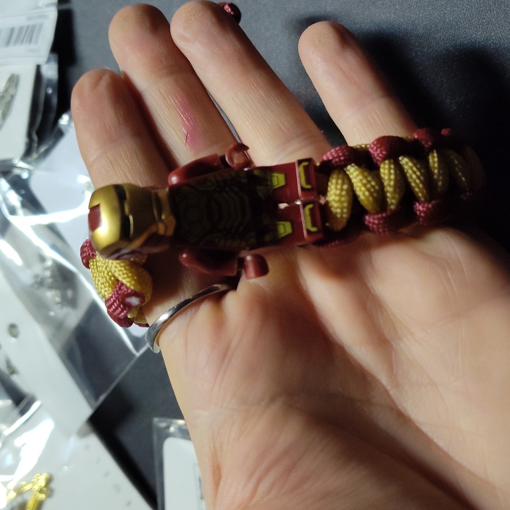 Iron man adjustable bracelet